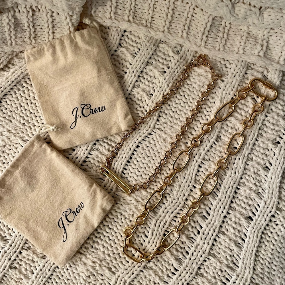 J.Crew Chain Necklace Lot-Brand new no tags